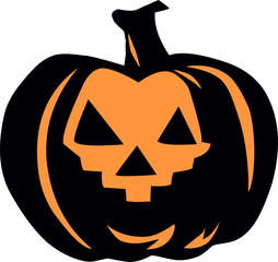 The iconic Halloween pumpkin october season