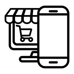 vector shopping icon