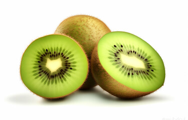 Fototapeta premium kiwi fruit isolated on a white background