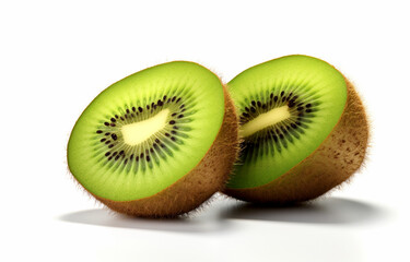 kiwi fruit isolated on a white background