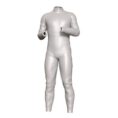 Dive Cloth Fashion 3D render Isolated illustration