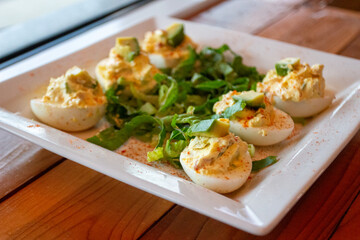 Deviled Eggs with Avocado