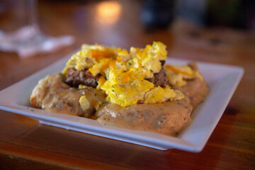 Chorizo Biscuits and Gravy