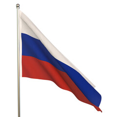 country flag Russia isolated on white background