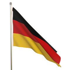 Obraz premium country flag Germany isolated on white background