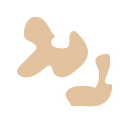 Simple abstract shapes vector 