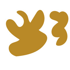 Simple abstract shapes vector 