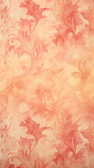 vertical background scarlet abstract red vintage background with light floral natural ornament, canvas, wall