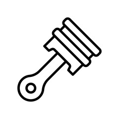 Piston Vector Design, Automobile Service Icon