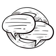 Conference handdrawn illustration