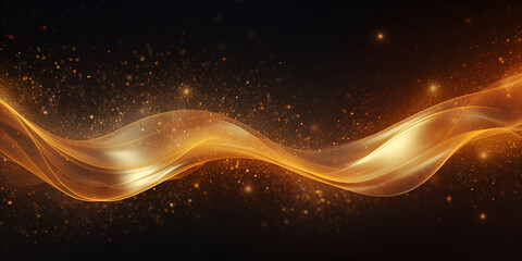 Fototapeta na wymiar Elegant Shimmering Gold Design , Gold Color Abstract Shiny Background Generative Ai