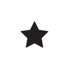 Black star - vector icon flat trendy style illustration on white background..eps