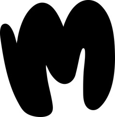 doodle alphabet m