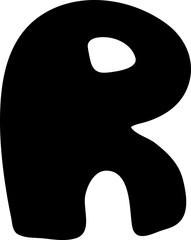 doodle alphabet R