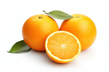 Orange Fruit isolated on white background