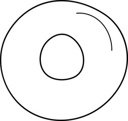 doodle alphabet lowercase o