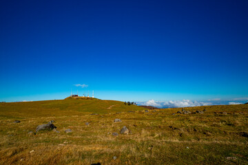 長野県上田市　秋の美ヶ原高原の風景　王ヶ頭　王ヶ鼻