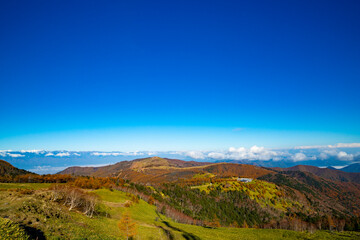 長野県上田市　秋の美ヶ原高原の風景　王ヶ頭　王ヶ鼻