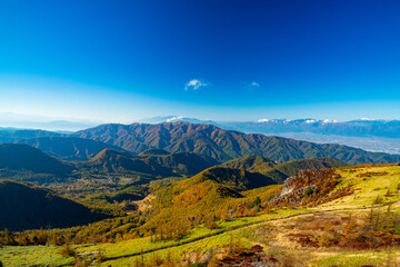 長野県上田市　秋の美ヶ原高原の風景　王ヶ頭　王ヶ鼻
