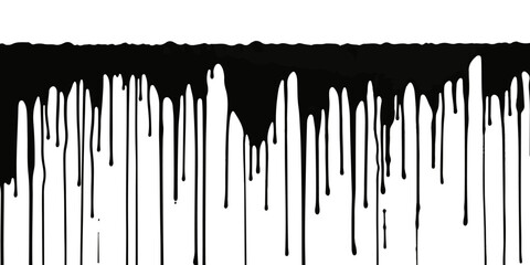 artistic texture of ink brush strokes, Isolated ink splashes and drops. Different handdrawn spray design, grunge splash