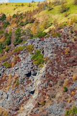 長野県上田市　秋の美ヶ原高原の風景　王ヶ頭　王ヶ鼻