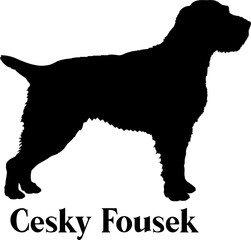 Cesky Fousek Dog silhouette dog breeds logo dog monogram logo dog face vector
SVG PNG EPS