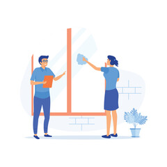 Hotel business isolated cartoon vector illustrations. flat vector modern illustration 