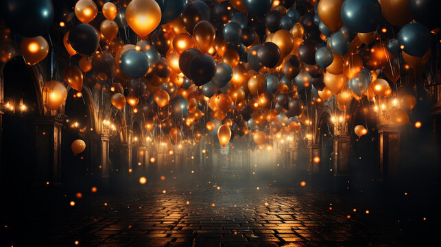 end of year party background