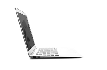 Computer laptop mockup with side view.png for design key visual