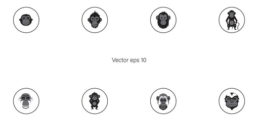 Minimal style animal icon design illustration JPG and vector eps 10
