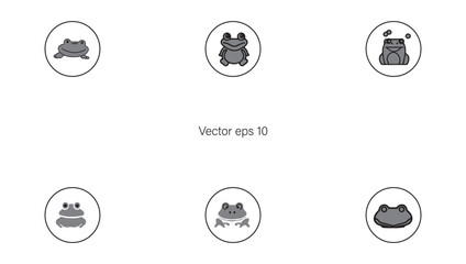 Minimal style animal icon design illustration JPG and vector eps 10