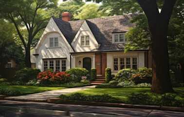 A Classic house with garden