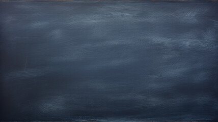 background blackboard , empty blank dark blue indigo, back to school with a copy of the space chalk board - obrazy, fototapety, plakaty