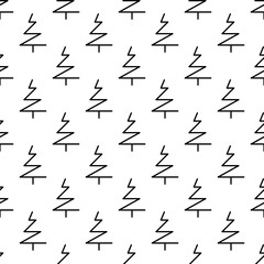 Pine Tree seamless pattern background.