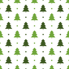 Pine Tree seamless pattern background.