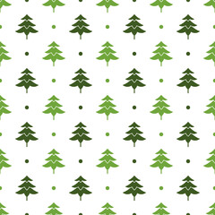 Pine Tree seamless pattern background.