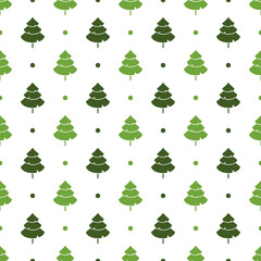 Pine Tree seamless pattern background.