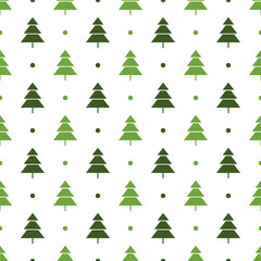 Obraz premium Pine Tree seamless pattern background.