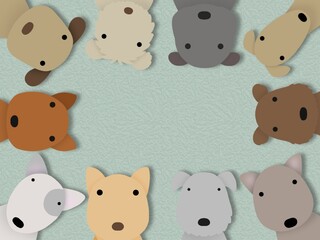 犬のフレーム　②