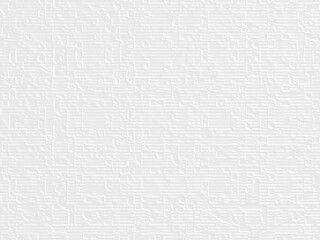 Abstract clean white texture wall 3d rendering illustration. Rough structure surface as paper, plaster or cement background for text space creative design artwork. - obrazy, fototapety, plakaty