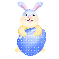 Obraz premium easter bunny with easter egg