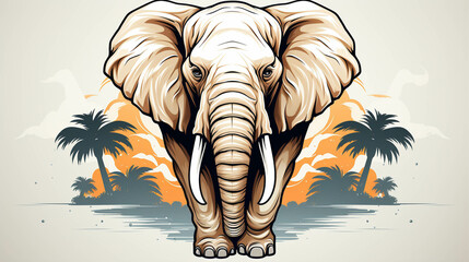 illustration of a ELEPHANT