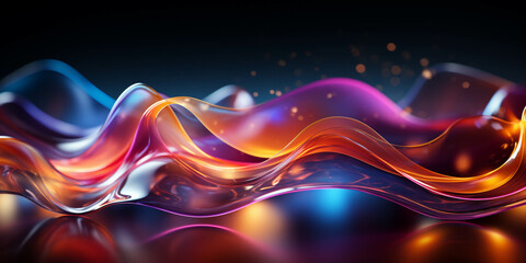 Vibrant color and particle-infused wallpaper, perfect for captivating visual storytelling on Adobe Stock Image. This dynamic wallpaper combines vivid hues with mesmerizing particles, offering versatil
