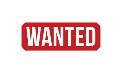 wanted red rubber stamp on white background. wanted Rubber Stamp.