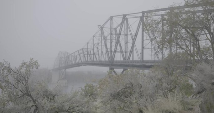 Foggy Bridge Wide Foreground V-Log