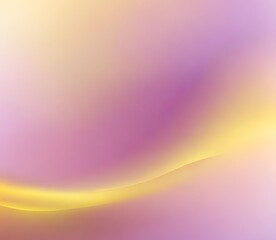 Fototapeta premium Abstract soft yellow to light purple smooth gradient background