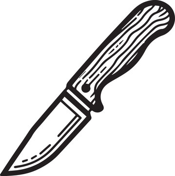 Wooden Knife Vector