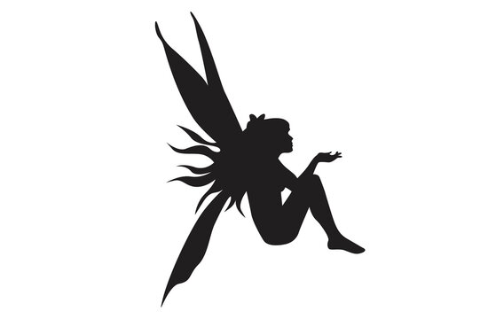 Fantasy - Pose of Fairy Silhouette