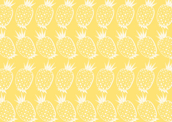 colorfull pineapple vector illustration texture background.good for logo,animation,invitation,presentation template. school, pre-school. education, tropical fruit,logo, sweet and sour vegetarian food