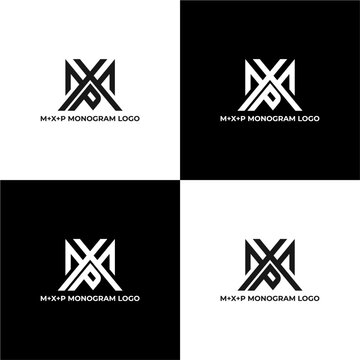 mxp logo monogram concept